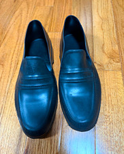 VTG Totes Men s Black Slip-On Shoe Rain covers XL Rubber Made in USA