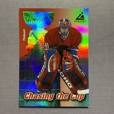 1997-98 Zenith Jocelyn Thibault Chasing the Cup #9 Montreal Canadiens