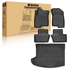 Car Tpe Floor Mats Trunk Cargo Liners Set For 2007-2017 Jeep Compass Patriot