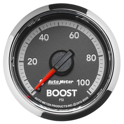 AutoMeter for Gen4 Dodge Factory Match 52.4mm Mechanical 0-100 PSI Boost Gauge