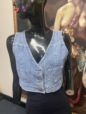 Lady Denim Vest John Richmond size 10