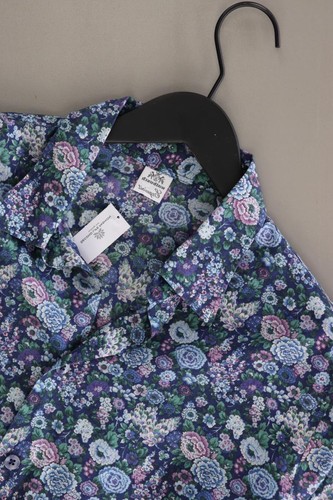 ✅ Walbusch Regular Bluse für Damen Gr. 46, XL mit Blumenmuster 3/4 Ärmel blau ✅ - Bild 7 von 8