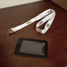 Audi neck strap used card holder /Only USA DDP shipping