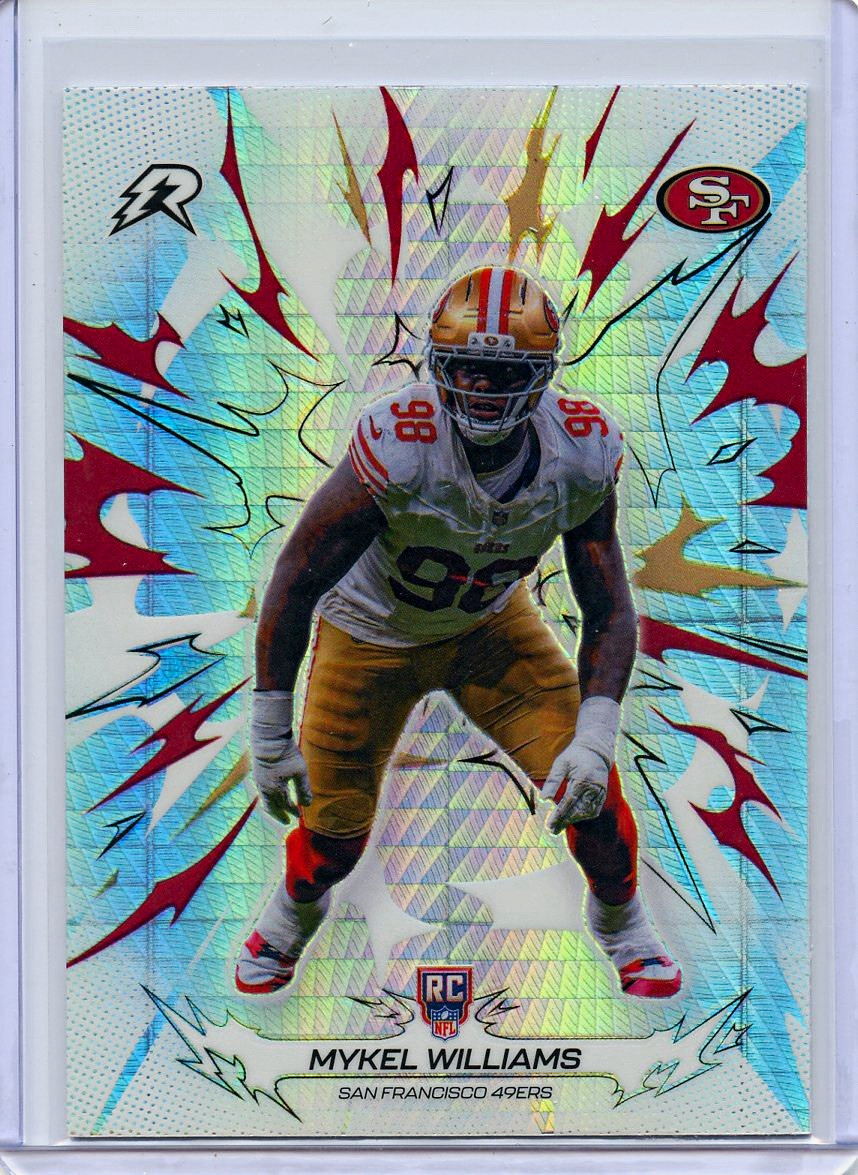 2025 Topps Resurgence Mykel Williams #184 Prism Refractor RC 49ers