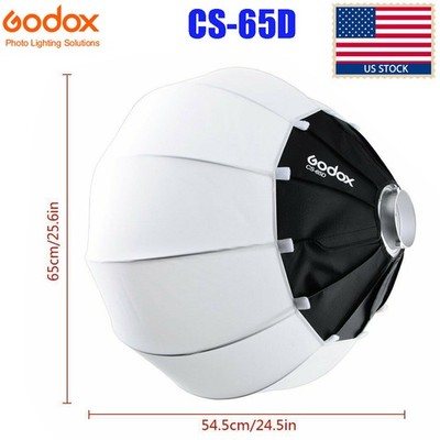 GODOX CS-65D 25.6'' Collapsible Lantern Softbox Bowens Mount for SL-60W AD200PRO