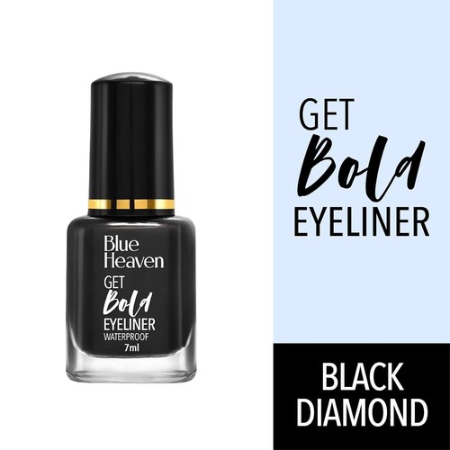 Blue Heaven Eyeliner Gel Bold Matte Finish Water Proof Black Pack of 6 (7ml each