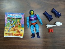 Vintage MotU He-Man Terror Claws Skeletor 100% complete w/mini-comic