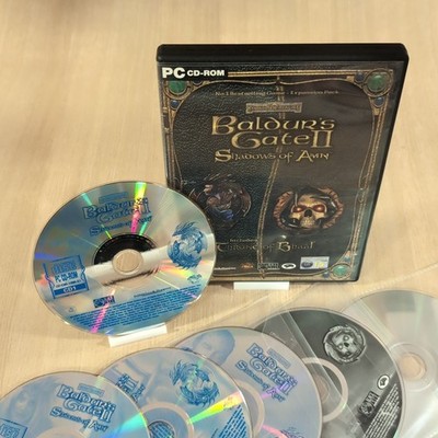 Baldur s Gate II (2) Shadows Of Man & Throne Of Bhaal PC RPG Spiel sehr guter Zustand