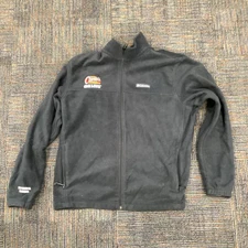 Raising canes Columbia Men’s XL Full Zip Fleece Sweater black gift rare