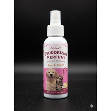Pet Deodorant Spray, Pear  Freesia Long-Lasting Fragrance for Cats  Dogs 100ml