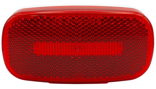 RV Designer L903 Trailer Light Marker/ Clearance Light Oblong Shape Red