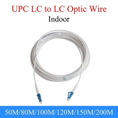 Single Mode Simplex Fiber Cable, LC-LC UPC 1-Core Indoor Patch Cord 50-300m