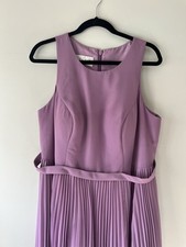 Azazie Purple A16 "Wisteria" Sleeveless Chiffon Bridesmaid Dress w/ Garment Bag
