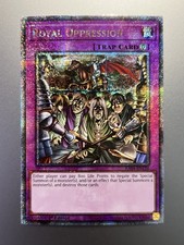 Yugioh - Royal Oppression Quarter Century Secret Rare RA04-EN120, NM, 1st Ed