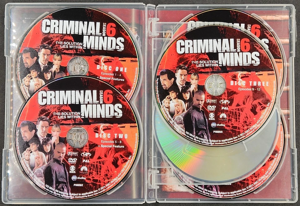 Criminal Minds: Season 6 (6-Disc Set) - image 3 of 4