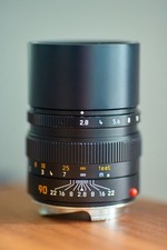 Leica Elmarit-M 90mm f/2.8 M-Mount Manual Focus Telephoto Lens