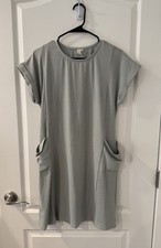 Hayden Los Angeles Women’s Shirt Dress Size L Sage Green