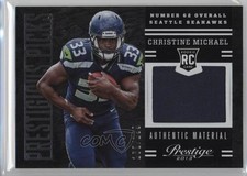 2013 Prestige Prestigious Picks Black Materials /199 Christine Michael #20 0k0