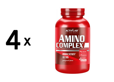 4 x Activlab Amino Complex (120) Pomegranate (37,73 EUR/kg)