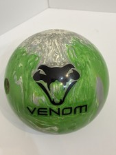 Motiv Fatal Venom Bowling Ball Green Silver 15LB