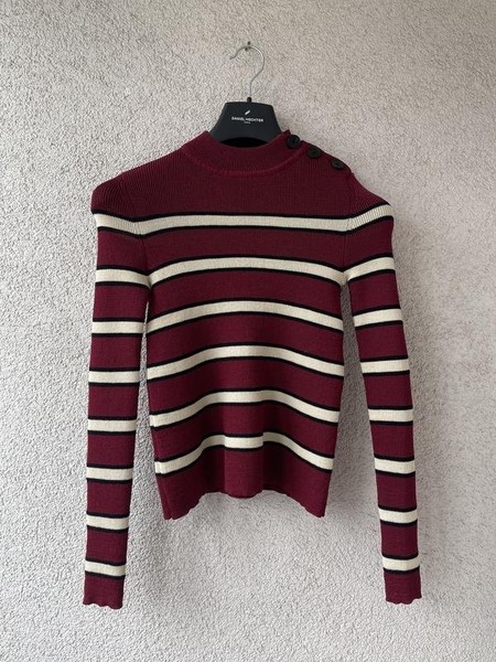 Women Isabel Marant Sweater Burgundy Viscose 34