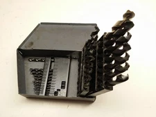 HUOT 1/16 TO 1/2 BY 1/64 DRILL INDEX DRILL BIT SET