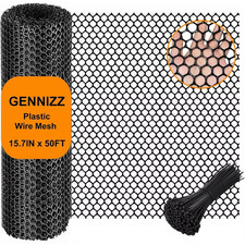 15.7In X 50Ft Plastic Chicken Wire Mesh Roll, Garden Netting Fence for Poultry B 1.10 per foot