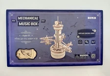 ROKR 3D Wooden Puzzles DIY Music Box Model Kits Mechanical Model Kit Gift New