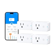 Govee Smart Plug with Energy Monitoring, WiFi Bluetooth Plug Wo... FAST USA SHIP