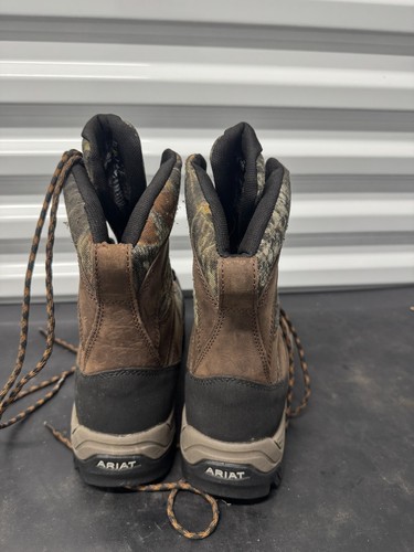 ARIAT Mens Brown Leather Workhog Trek H2O Comp Toe Lace Up Outdoor Work Boots - Picture 7 of 11