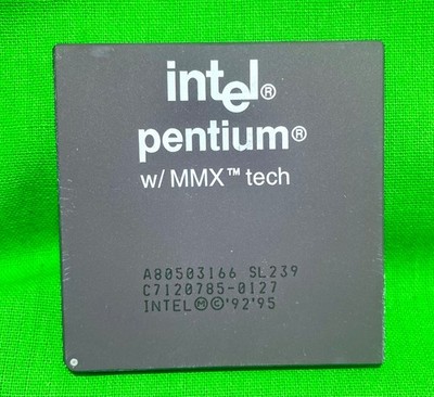 Intel Pentium MMX 166MHz 2,8V PGA370 Vintage Ceramic Prozessor A80503166 SL239
