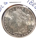 1882 S. Morgan 90% Silver Dollar ungraded