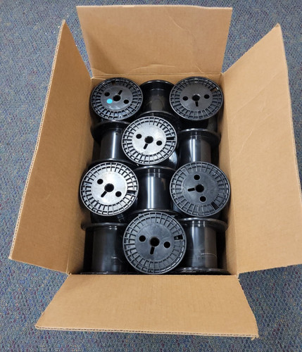 5" Heavy Duty Empty Plastic Spools Fine Wire, Cord, Craft, Thread - 30 Pack