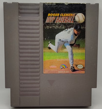 Roger Clemens' MVP Baseball (Nintendo NES, 1991) Authentic Cartridge - Tested