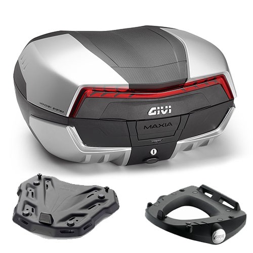 Givi V58N2 Kit Topcase 58L Schwarz + Yamaha MT-07 Piastra 2025 2026-image