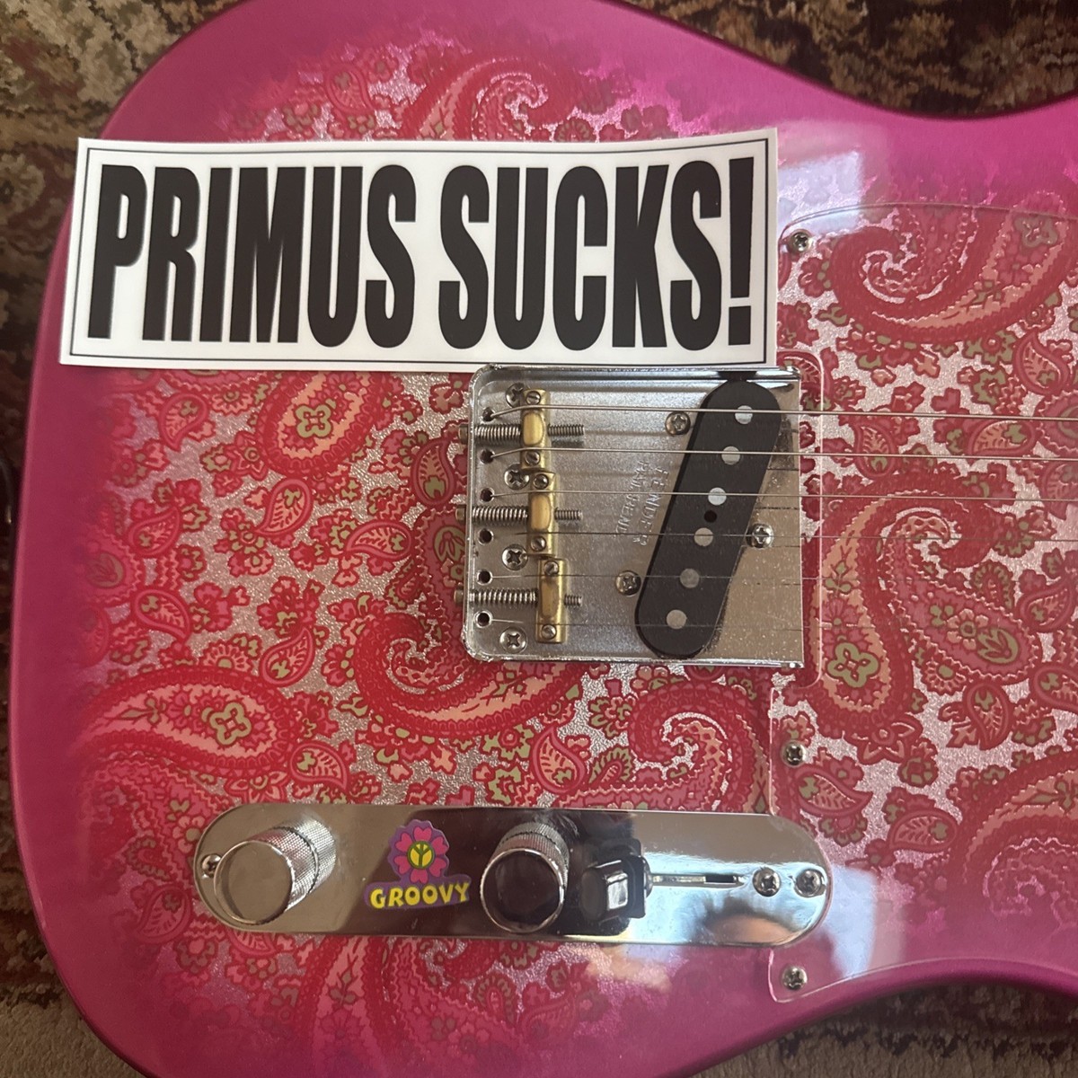 VINYL STICKER Music Bumper Sticker - Primus Sucks / Les Claypool