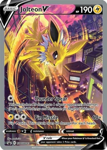 Lightly Played Jolteon V - SWSH183 - SWSH Black Star Promo Pokemon SWSH Black St