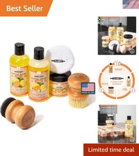 Food Safe Cutting Board Care Set - Restore Beauty with Oil and Wax Kit