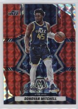 2021-22 Panini Mosaic Red Mosaic Prizm Donovan Mitchell #161 0b5
