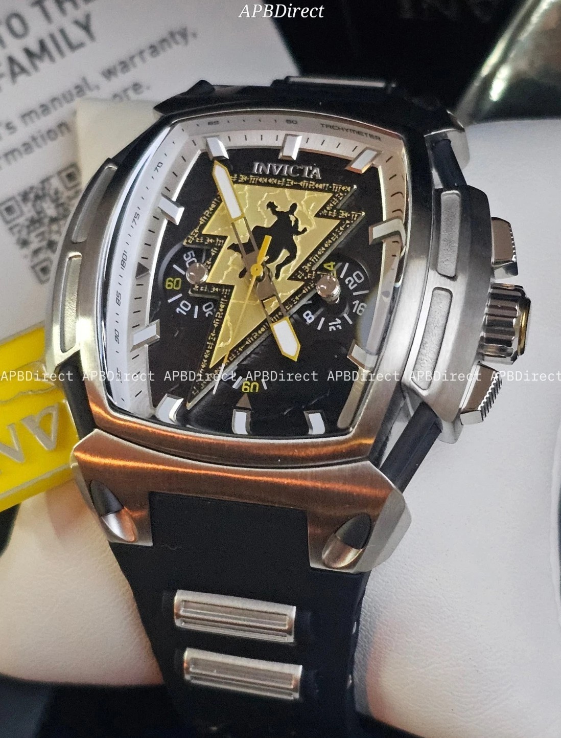 Invicta - DC Comics #1 BLACK ADAM - Diablo - Edición Limitada - Reloj Hombre
