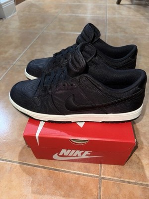 Nike Dunk black canva Low Retro PRM