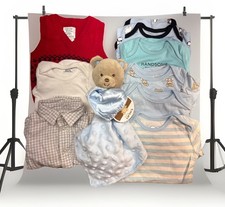 Lot of 9 NEW Baby Boys Clothes 0-3 Month One Piece Carter s Child Love By Place