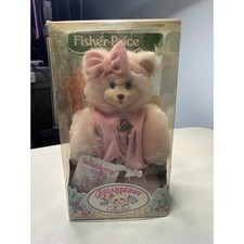 Vintage 1998 Fisher-Price Briarberry Collection Sarahberry Pink Teddy Bear 74366