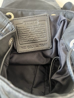 Coach 7441 Vintage Mercer Twill Nylon Backpack Book School  display picture 2