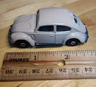 Vintage Corgi Toys VW Volkswagen Beetle  Diecast Car Beige Color