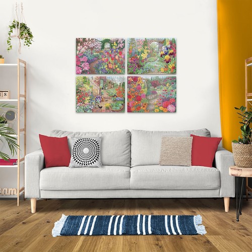 Rompecabezas Happy Days Nº 4 Glorious Gardens 4 x 500 piezas de Ravensburger - Imagen 9 de 9