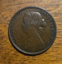 Great Britain 1862 Half Penny Circulated Coin