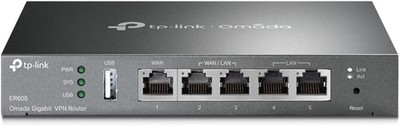 TP-Link ER605 Omada Gigabit VPN Router 3 WAN Ports USB Mobilfunk IPSec SSL VPN
