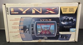 Atari Lynx II Console Bundle w/Games, Box, AC Adapter [TESTED]