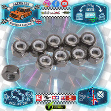 Core RC - M3 Mini GT12 Kamtec / Battcave Alloy Wheel Nyloc Nuts Low Profile - Bl